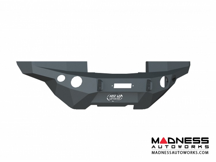 Hummer H2 Dakar Front Winch Bumper Texture Black WARN M8000, 9.5xp